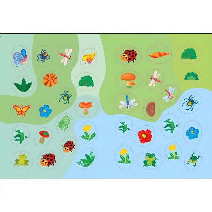 Творча майстерня з наліпками — Метелик і його друзі