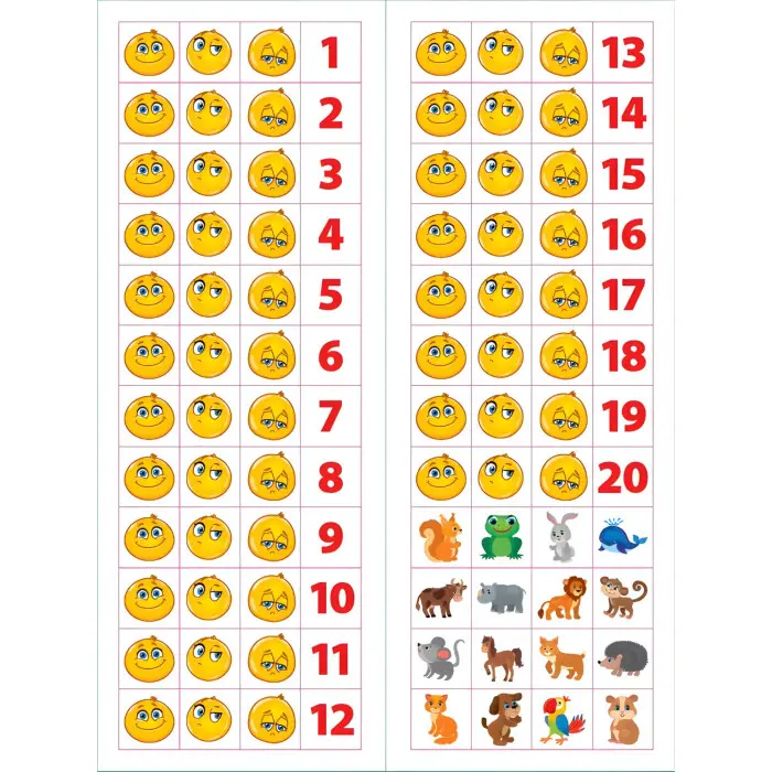 Усі види тестів. Математика. 1 клас