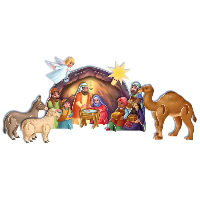 Велика ігрова енциклопедія «Різдво» – пізнавальна книга з 3D-моделлю вертепу для дітей (9786170990211)