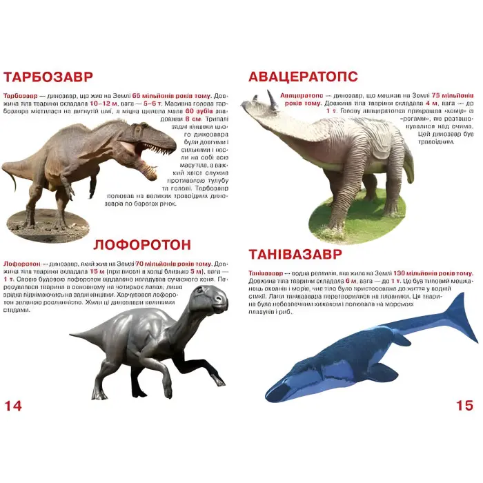 Велика книжка. Динозаври