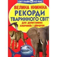 Велика книжка. Рекорди тваринного світу.