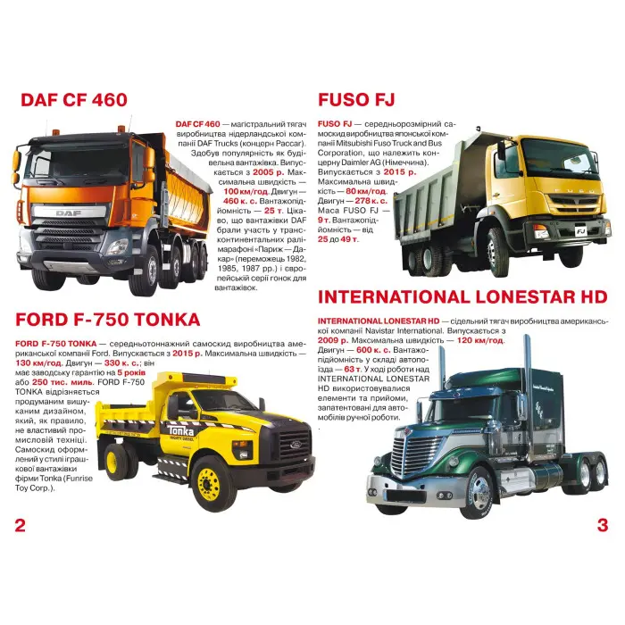 Велика книжка. Вантажні автомобілі