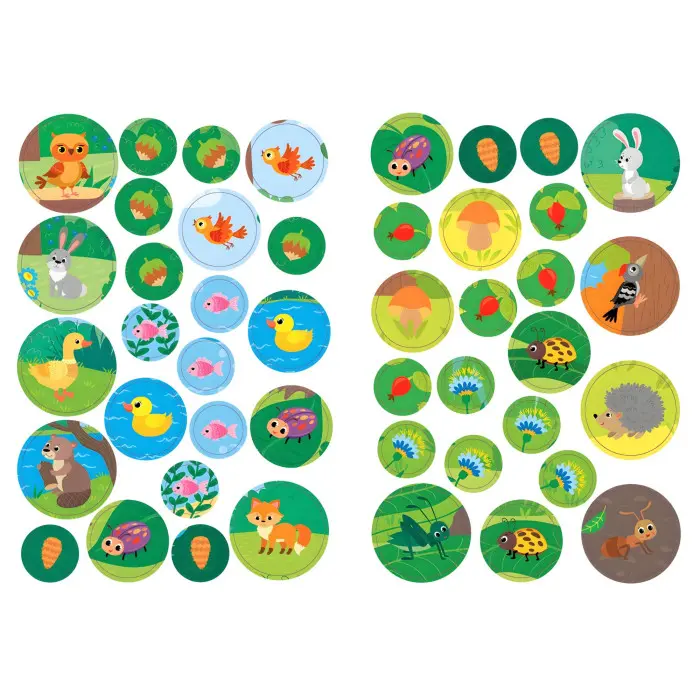 Великі наліпки для малят. Кмітлива лисичка