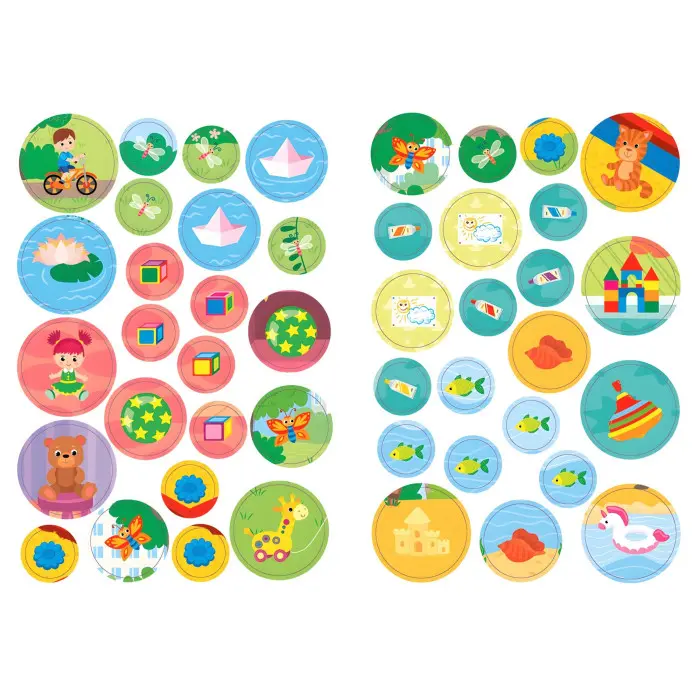 Великі наліпки для малят. Маленька лялька