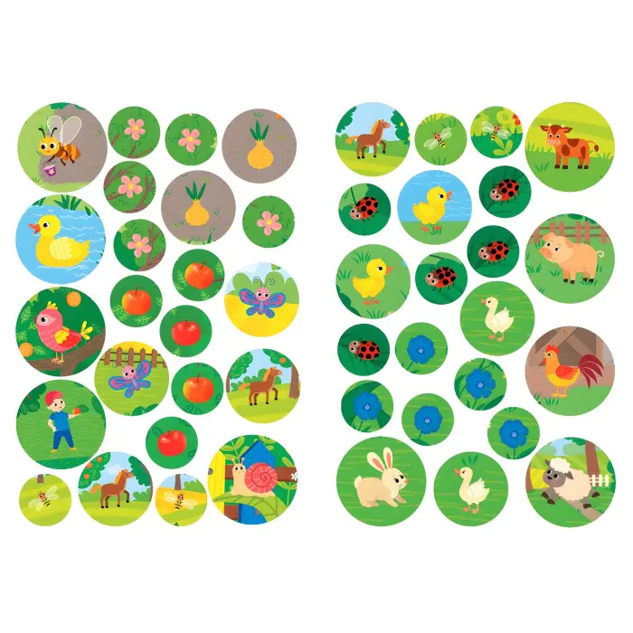 Великі наліпки для малят. Весела бджілка