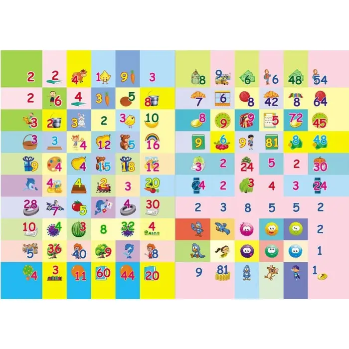 Весела математика з наліпками. Множення (9786178405564)