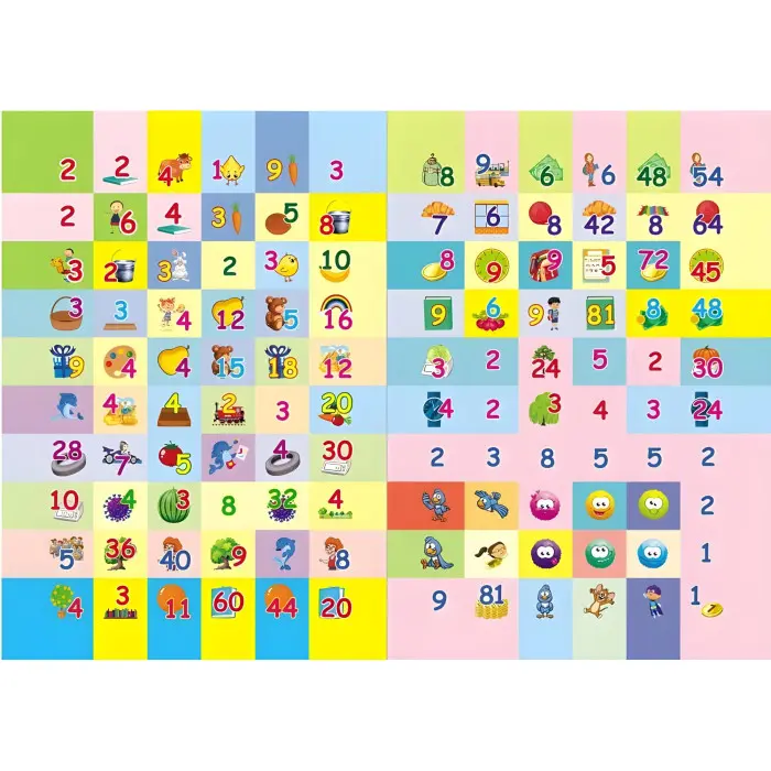 Весела математика з наліпками. Множення (9786178405564)