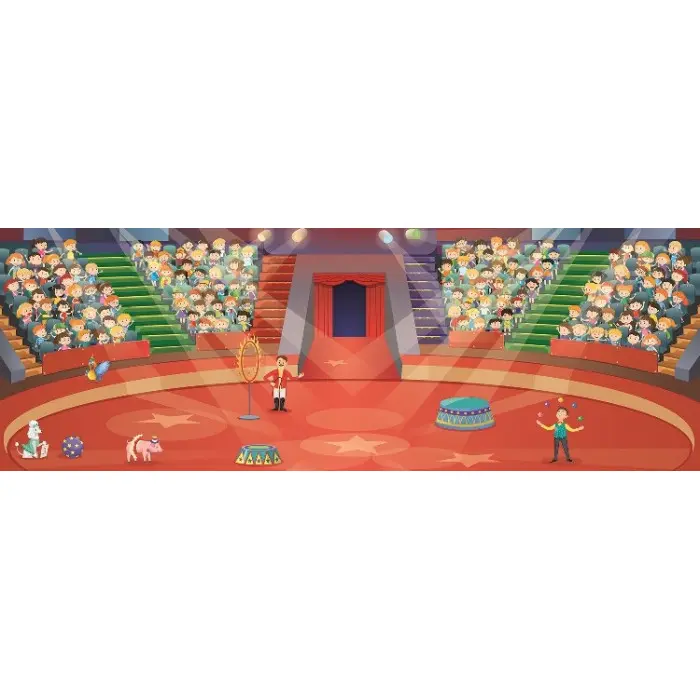 Відгадай. Знайди. Наклей. Захопливий цирк