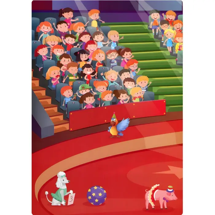 Відгадай. Знайди. Наклей. Захопливий цирк