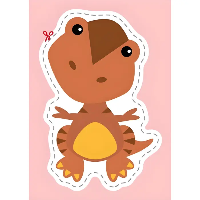 Вирізалки для найменших. Кумедні динозаврики кр