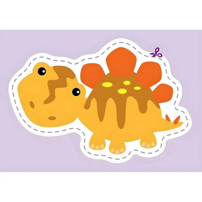 Вирізалки для найменших. Кумедні динозаврики кр