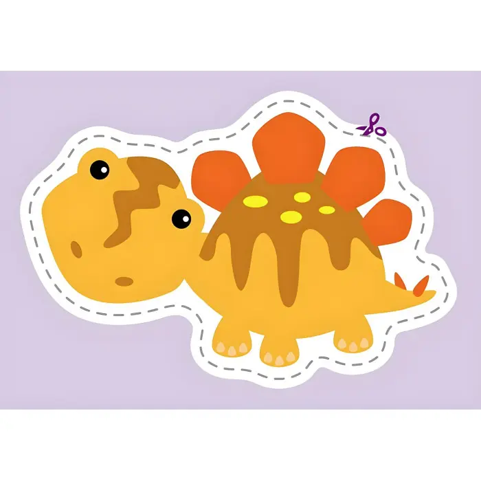 Вирізалки для найменших. Кумедні динозаврики кр