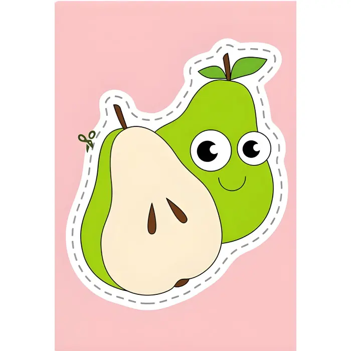 Вирізалки для найменших. Овочі та фрукти