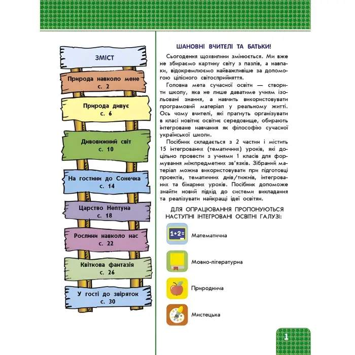 Я досліджую світ. Інтерактивний посібник. 1 клас. Частина 1