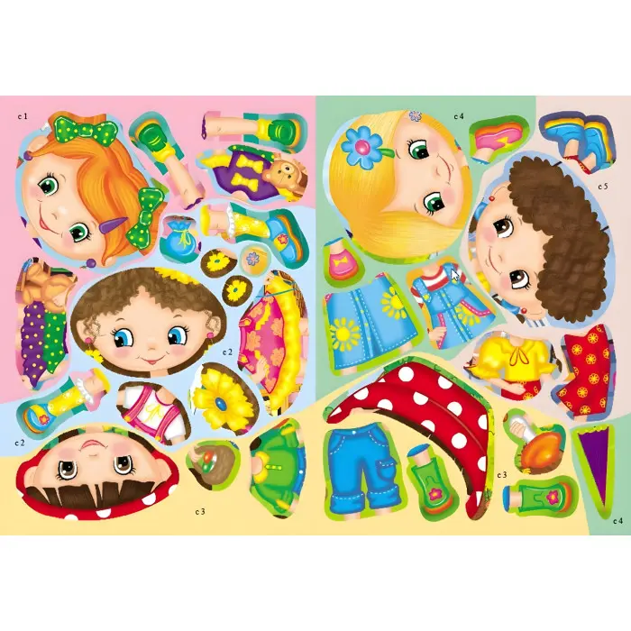 Збери ціле Цікаві дівчатка