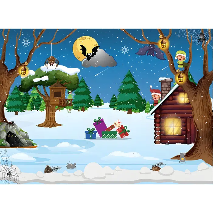 Зимова таємниця. Багаторазові наліпки