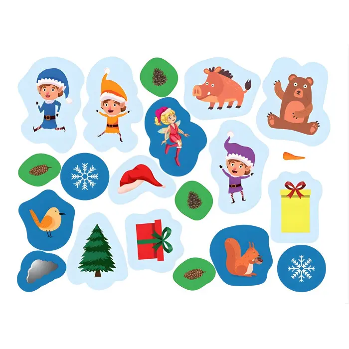 Зимова таємниця. Багаторазові наліпки