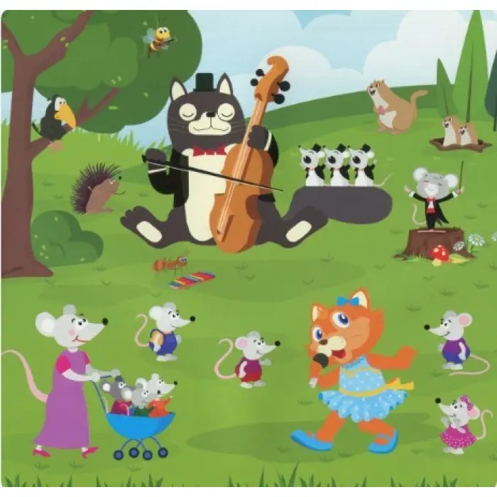 Знайди відмінності. Котик - музика