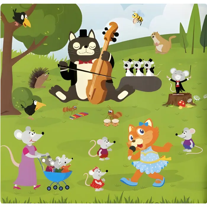 Знайди відмінності. Котик - музика