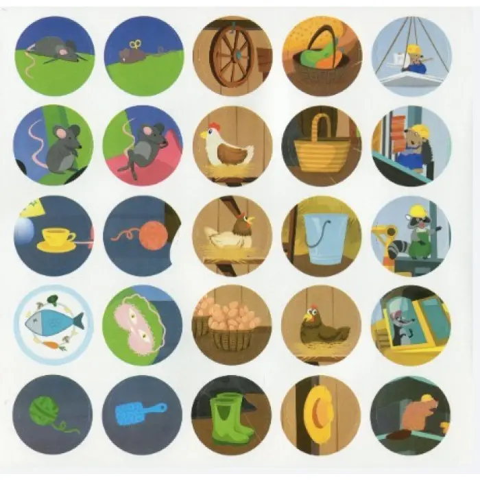 Знайди відмінності. Півник - господар