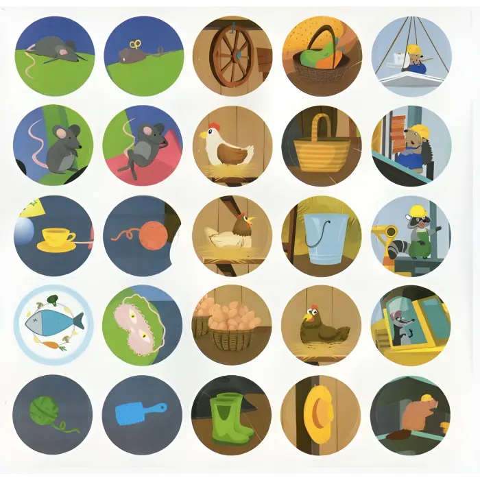 Знайди відмінності. Півник - господар