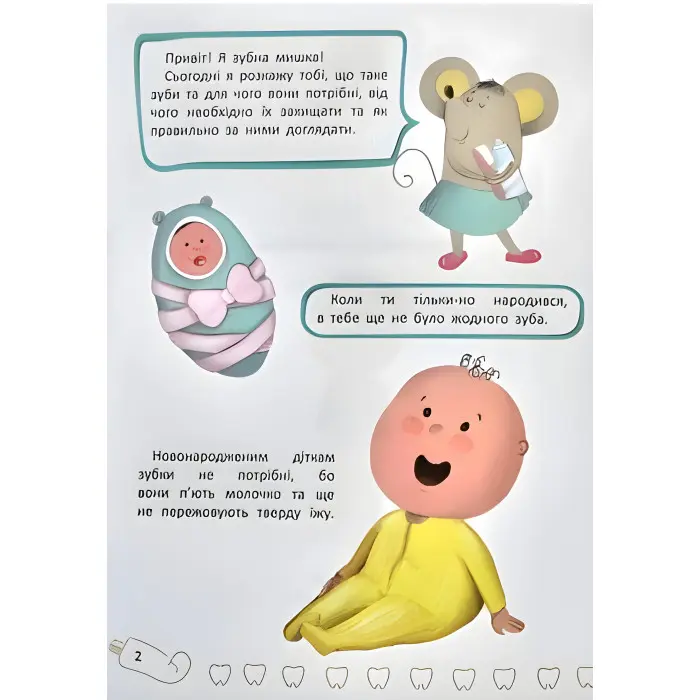 Зубки малюка. Все про догляд за твоїми зубами