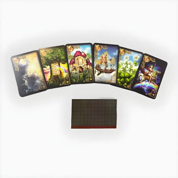 Карти, оракул Золоті мрії Ленорман (Gilded Reverie Lenormand). Розширене видання із золотим зрізом.