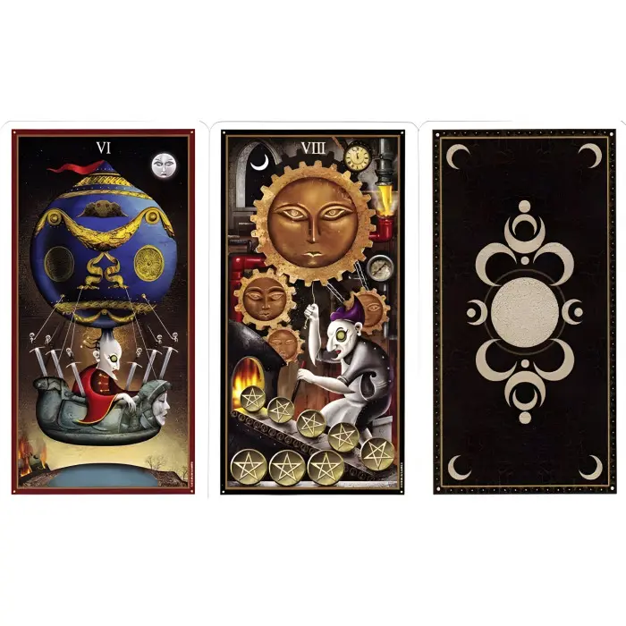 Карти Таро Шаленого Місяця (Deviant Moon tarot) у жерстяній коробочці