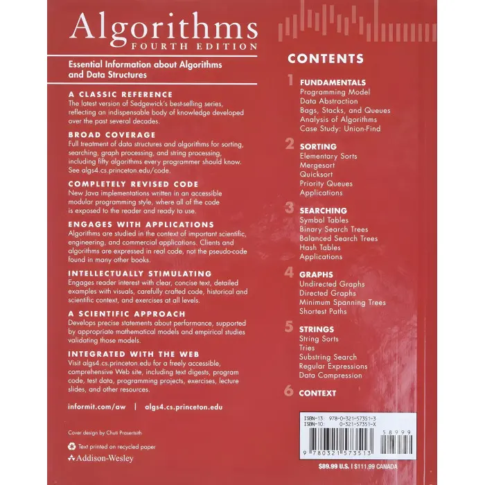 Algorithms (4th Edition) Robert Sedgewick, Kevin Wayne