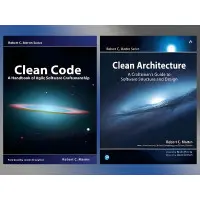 Clean Code: A Handbook of Agile Software Craftsmanship + Clean Architecture. Robert C. Martin. Комплект книг.