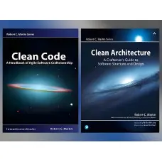 Clean Code: A Handbook of Agile Software Craftsmanship + Clean Architecture. Robert C. Martin. Комплект книг.