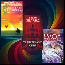 Трансерфінг реальності + Трансерфінг себе + Злом техногенної системи. Вадим Зеланд. (Комплект із 3-х книг)
