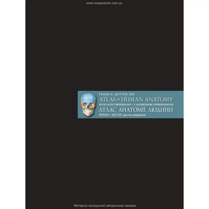 Атлас анатомії людини з латинською термінологією: 7-е видання. Френк Г. Неттер