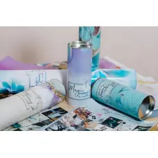 Картка бажань "Рожеві хмари" (Pink Cloud) (рос) у тубусі