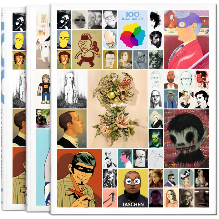 100 Illustrators, 2 Vol. Steven Heller (видання у футлярі XXL)